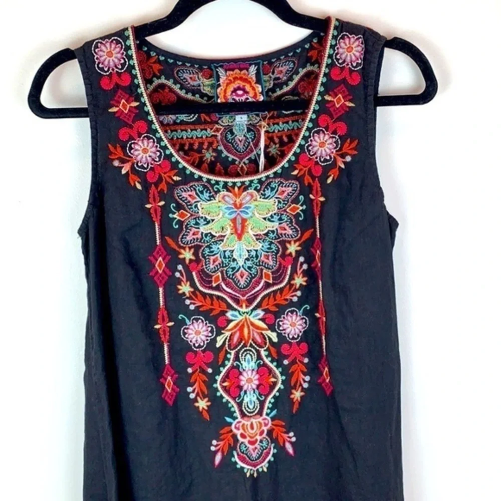 Johnny Was Anniek Trapeze Tunic Black NWT - Picture 4 of 11